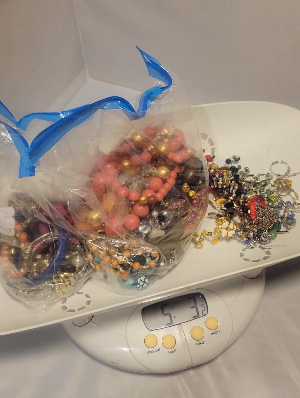 5+lbs Jewelry Lot Crafters Mixed Wearable Vintage to Modern